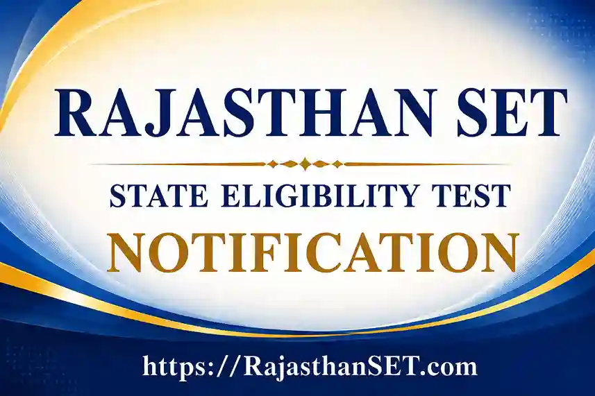 UOK Rajasthan SET Notification 2026 PDF Download
